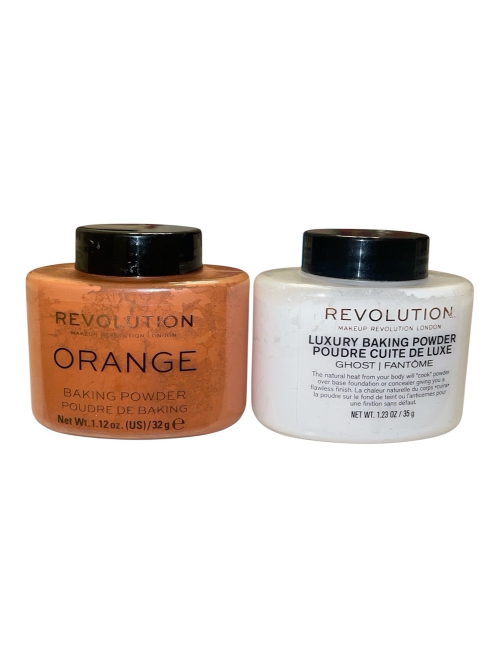 Revolution Orange and Ghost Baking Powder Duo